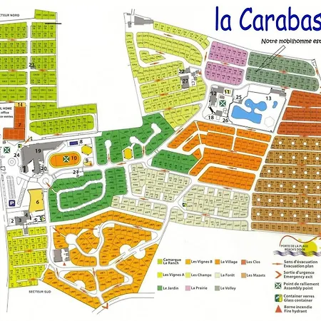 Carabasse Plage. Campingplatz